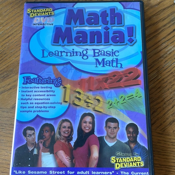 Math Mania! Learning Basic Math DVD - Picture 1 of 5